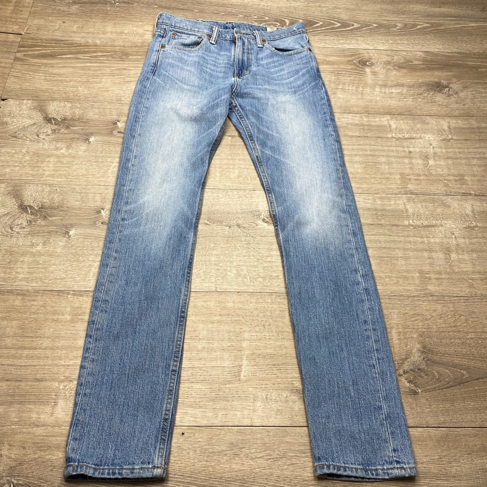 Levi's 510 Skinny Jeans Mens 28x32 Blue White Oak Cone Denim Casual Everyday